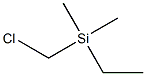 (Chloromethyl)dimethylethylsilane Structure