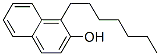 heptyl-2-naphthol Structure