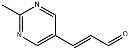 2-Propenal, 3-(2-methyl-5-pyrimidinyl)-, (2E)- (9CI) 结构式