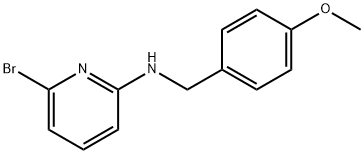 6-BROMO-N-[(4-METHOXYPHENYL)METHYL]-2-PYRIDINAMINE Structure