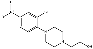 2-[4-(2-CHLORO-4-NITROPHENYL)PIPERAZIN-1-YL]ETHANOL Struktur
