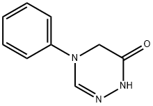 1,2,4-TRIAZIN-6(1H)-ONE, 4,5-DIHYDRO-4-PHENYL- Struktur