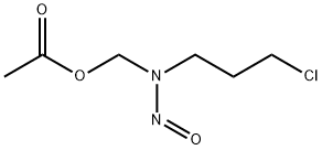 N-NITROSO-N-(ACETOXYMETHYL)-3-CHLOROPROPYLAMINE 结构式