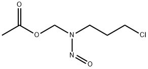 N-NITROSO-N-(ACETOXYMETHYL)-3-CHLOROPROPYLAMINE 化学構造式