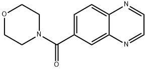 Morpholin-4-yl-quinoxalin-6-yl-methanone Struktur