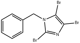 1-苄基-2,4,5-三溴-1H-咪唑, 31250-80-3, 结构式