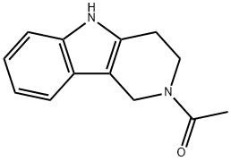 2-ACETYL-2,3,4,5-TETRAHYDRO-1H-PYRIDO[4,3-B]INDOLE 结构式