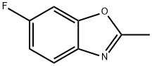 6-氟-2-甲基苯并噁唑,312600-96-7,结构式