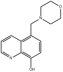 5-(MORPHOLIN-4-YLMETHYL)QUINOLIN-8-OL Struktur