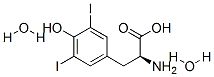 3,5-Diiodo-L-tyrosine dihydrate Struktur