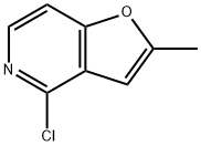 4-氯-2-甲基呋喃[3,2-C]吡啶,31270-81-2,结构式