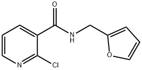 2-chloro-N-(2-furylmethyl)nicotinamide Structure