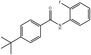 4-tert-butyl-N-(2-fluorophenyl)benzamide 结构式