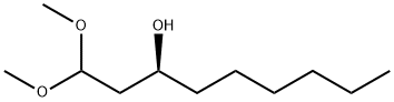 (R)-(-)-3-HYDROXYNONANAL, 96 结构式