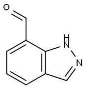 1H-吲唑-7-甲醛, 312746-72-8, 结构式