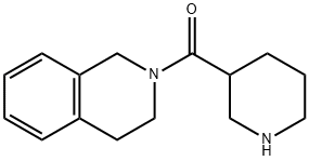 2-(piperidin-3-ylcarbonyl)-1,2,3,4-tetrahydroisoquinoline 结构式