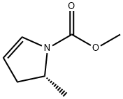 1H-Pyrrole-1-carboxylicacid,2,3-dihydro-2-methyl-,methylester,(2R)-(9CI) 化学構造式