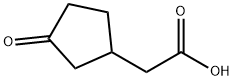 2-(3-氧代环戊基)乙酸,3128-05-0,结构式