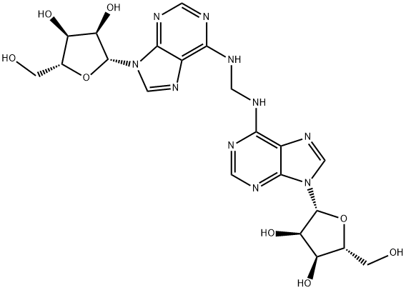 N,N'-methylenebis(adenosine diphosphate) Struktur