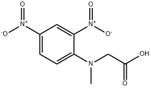N-(2,4-二硝基苯基)-肌氨酸,3129-54-2,结构式