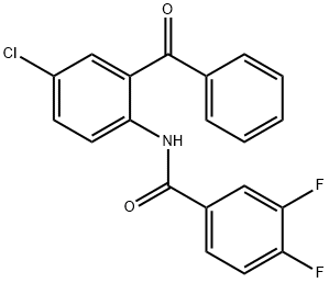 N-(2-벤조일-4-클로로페닐)-3,4-디플루오로벤즈미드