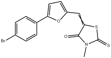 312926-36-6 (5Z)-5-{[5-(4-ブロモフェニル)-2-フリル]メチレン}-3-メチル-2-チオキソ-1,3-チアゾリジン-4-オン
