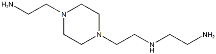 N-(2-氨乙基)-1,4-哌嗪二基二乙胺, 31295-54-2, 结构式