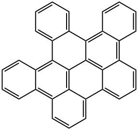 ジベンゾ[fg,ij]ナフト[1,2,3,4-rst]ペンタフェン 化学構造式