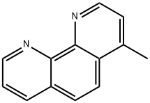 4-甲基-1,10-菲啰啉,31301-28-7,结构式