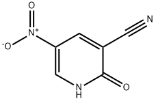 2-HYDROXY-5-NITRONICOTINONITRILE 化学構造式