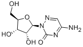 2-(β-D-リボフラノシル)-5-アミノ-1,2,4-トリアジン-3(2H)-オン 化学構造式