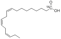 LINOLENIC ACID, [9,12,15-1-14C] Structure