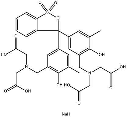 XYLENOL ORANGE 化学構造式