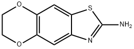 [1,4]Dioxino[2,3-f]benzothiazol-2-amine,6,7-dihydro-(9CI) Struktur