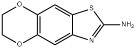 6,7-二氢[1,4]二氧六环[2,3-F][1,3]苯并噻唑-2-胺,313223-82-4,结构式