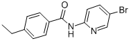 N-(5-BROMO-2-PYRIDINYL)-4-ETHYL-BENZAMIDE Struktur