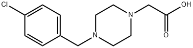 [4-(4-CHLORO-BENZYL)-PIPERAZIN-1-YL]-ACETIC ACID DIHYDROCHLORIDE Structure