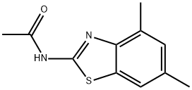 Acetamide, N-(4,6-dimethyl-2-benzothiazolyl)- (9CI) Structure