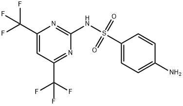 N'-[4,6-Bis(trifluoromethyl)-2-pyrimidinyl]sulfanilamide Structure