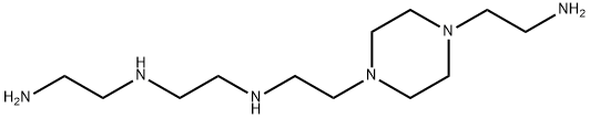 N-[2-[(2-氨乙基)氨基]乙基]-1,4-二乙胺哌嗪 结构式