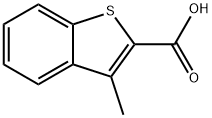 3-甲基苯并[B]噻吩-2-羧酸, 3133-78-6, 结构式