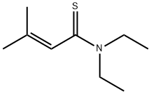 2-Butenethioamide,  N,N-diethyl-3-methyl-,31333-57-0,结构式