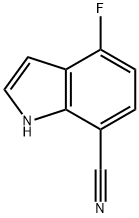 1H-Indole-7-carbonitrile,4-fluoro-(9CI) Structure
