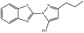 1-(1,3-benzothiazol-2-yl)-3-propyl-1H-pyrazol-5-ol|1-(1,3-苯并噻唑-2-基)-3-丙基-1H-吡唑-5-醇