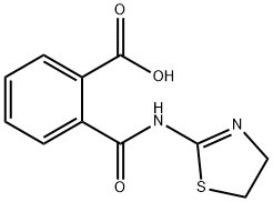 Benzoic acid, 2-[[(4,5-dihydro-2-thiazolyl)amino]carbonyl]- (9CI) Structure