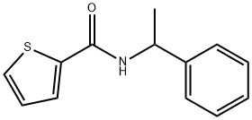 2-Thiophenecarboxamide,N-(1-phenylethyl)- 化学構造式