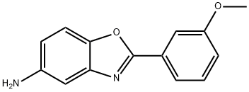 [2-(3-甲氧苯基)-1,3-苯并恶唑-5-基]胺, 313527-38-7, 结构式
