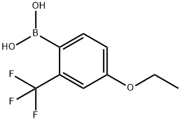 4-ETHOXY-2-(TRIFLUOROMETHYL)BENZENEBORONIC ACID 化学構造式