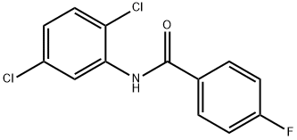 N-(2,5-二氯苯)-4-氟苯甲酰胺,313551-48-3,结构式