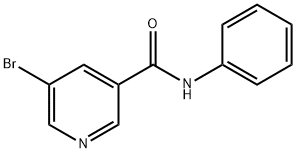 5-BROMO-N-PHENYLNICOTINAMIDE 结构式